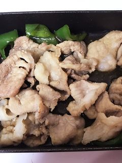 お弁当に!豚こまとピーマンのめんつゆ炒め-レシピのメイン写真