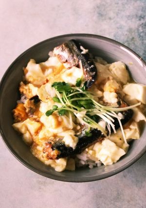 10分でできる⭐️材料4つ秋刀魚の蒲焼丼-レシピのメイン写真