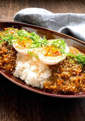 爽やかあとひく*梅しそチキンキーマカレー-レシピのメイン写真