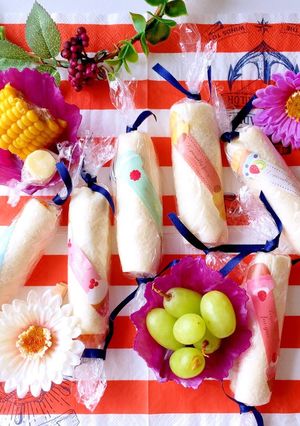 くるくる可愛いロールサンドイッチ-レシピのメイン写真