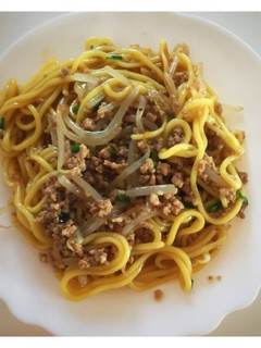 モヤシ ひき肉でオイスターソース焼きそば-レシピのメイン写真
