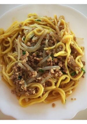 モヤシ ひき肉でオイスターソース焼きそば-レシピのメイン写真