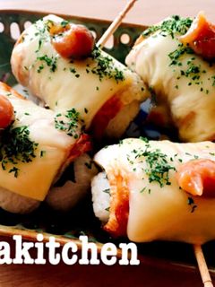 【簡単】大葉とチーズのくるりちくわ焼き♡-レシピのメイン写真