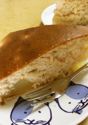 中力粉で作る!簡単リンゴケーキ♪-レシピのメイン写真