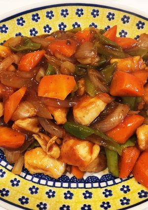 鶏胸肉でヘルシー♪クセになる酢鶏♡-レシピのメイン写真