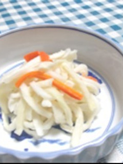 我が家の手作り切干し大根の酢の物-レシピのメイン写真