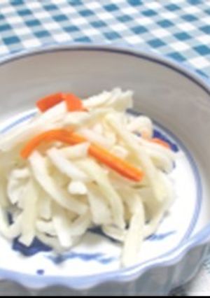 我が家の手作り切干し大根の酢の物-レシピのメイン写真