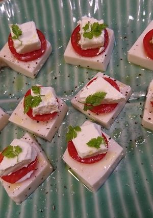 豆腐のおしゃれなカナッペ-レシピのメイン写真