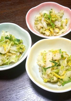 白菜の磯胡麻和え-レシピのメイン写真