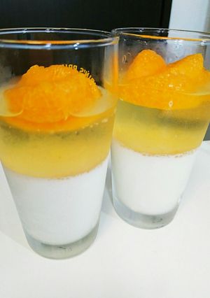 材料4つ♪簡単２層ゼリー-レシピのメイン写真