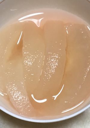 梅酢で梨コンポート-レシピのメイン写真