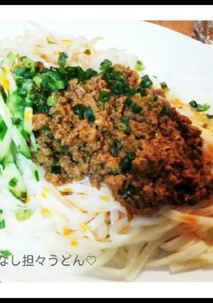 練りゴマたっぷり♡汁なし担々うどん-レシピのメイン写真