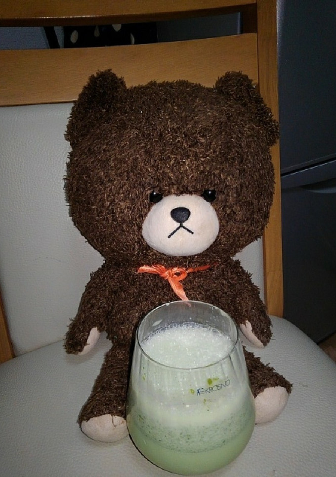 小松菜のよーぐるとすむーじー生クリーム入-レシピのメイン写真