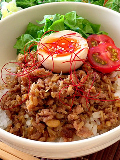 カサ増し!えのきたっぷり肉味噌丼♡-レシピのメイン写真