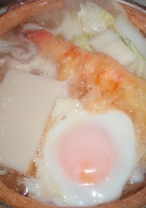 鍋焼きうどん簡単に温まりましょう＾＾-レシピのメイン写真