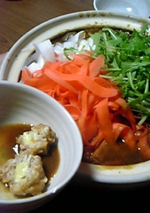 冬野菜と☆自家製ミートボールのカレー鍋♪-レシピのメイン写真