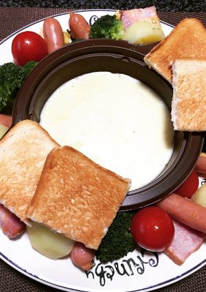 チーズフォンデュの彩りミックス(^^)-レシピのメイン写真