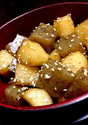 こんにゃくと大根の炒め煮 常備菜-レシピのメイン写真
