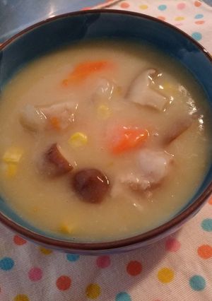 椎茸入りクリームシチュー-レシピのメイン写真