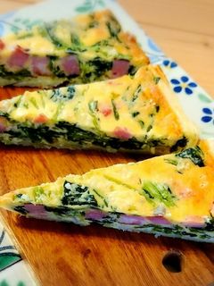 ベーコンとほうれん草のキッシュ-レシピのメイン写真