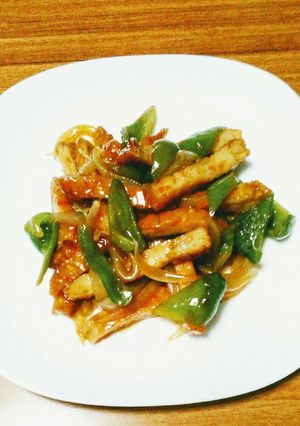 さつま揚げの甘酢炒め-レシピのメイン写真