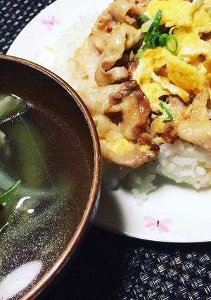 簡単!!激ウマ!!豚玉めし-レシピのメイン写真