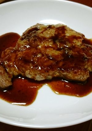 豚のステーキ☆トンテキをバルサミコで-レシピのメイン写真