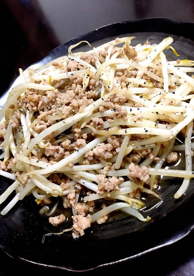 もやしと挽き肉の中華炒め 簡単-レシピのメイン写真