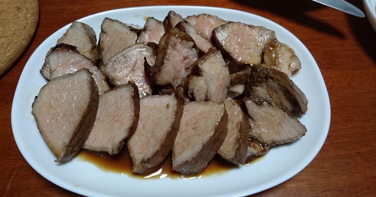 バルサミコ酢で簡単焼き豚☆ by げおGeo♂ぴっぴ 【クックパッド