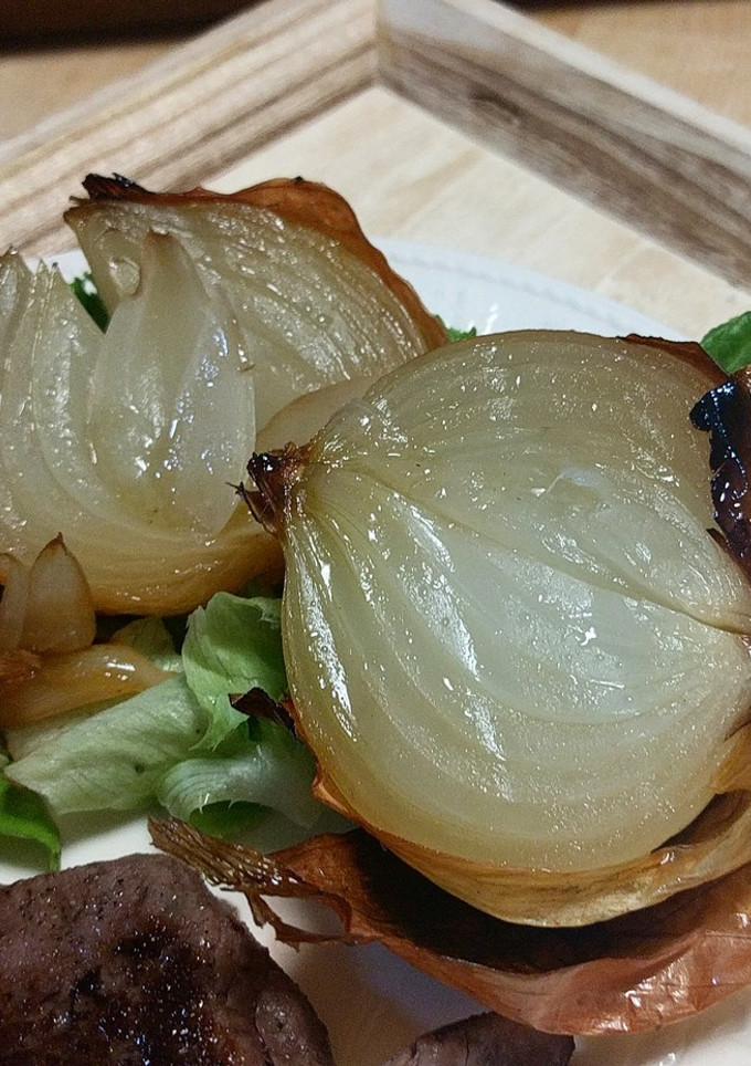 とろ甘！皮つき玉ねぎのグリル焼き-レシピのメイン写真