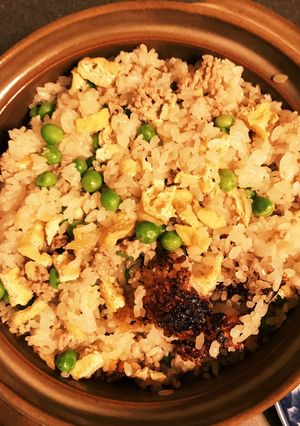豚ひき肉で土鍋炊き込みご飯-レシピのメイン写真