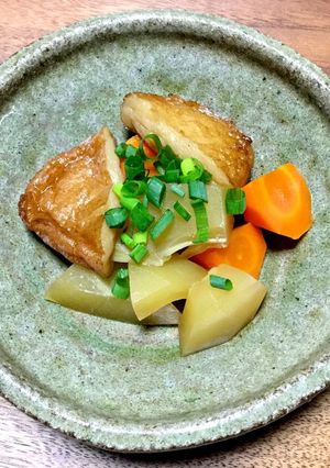 青パパイヤとさつま揚げの煮物-レシピのメイン写真