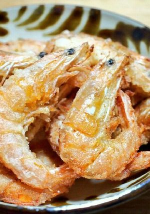 有頭海老の唐揚げ-レシピのメイン写真