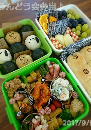 スヌーピー 運動会 キャラ弁当♪-レシピのメイン写真