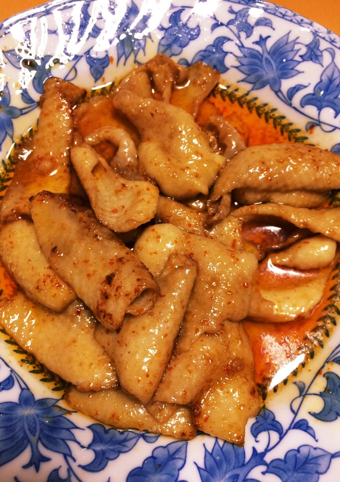 簡単！鶏皮のピリ辛炒め-レシピのメイン写真
