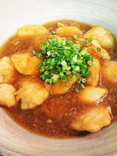 しっとりササミ治部煮みぞれ出汁-レシピのメイン写真