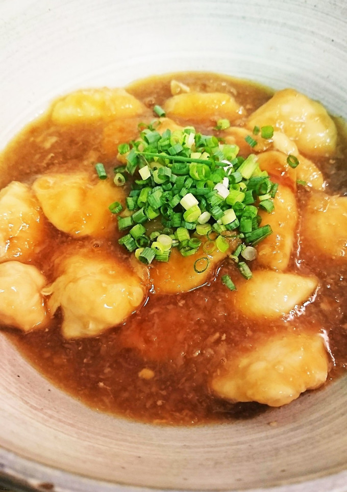 しっとりササミ治部煮みぞれ出汁-レシピのメイン写真