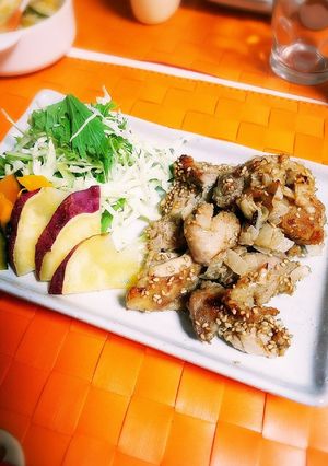 鶏もも肉の利休焼き【胡麻焼き】-レシピのメイン写真
