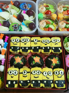 運動会 ミニオンズ弁当-レシピのメイン写真