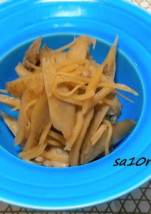 染み染み！ごぼうと新生姜のしぐれ煮！-レシピのメイン写真