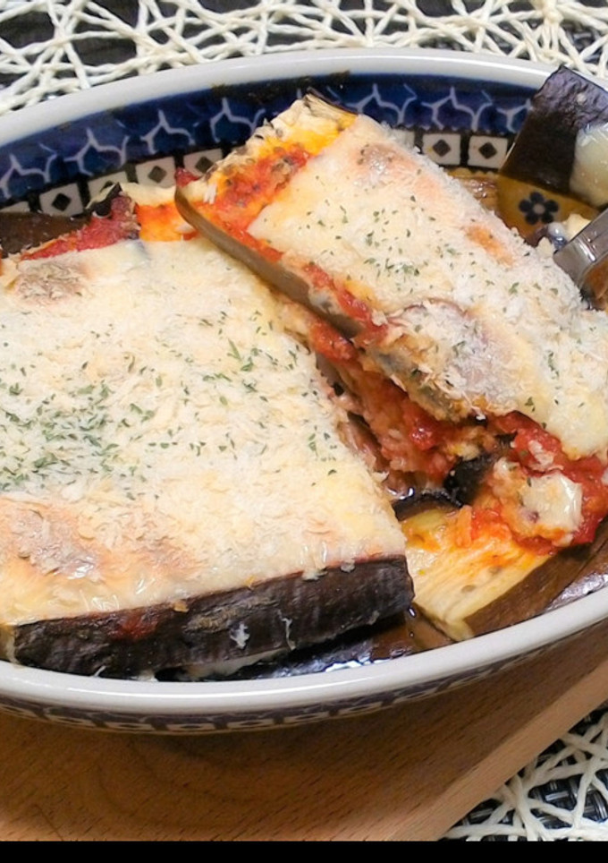 簡単！アジとナスのトマトチーズ焼き！-レシピのメイン写真
