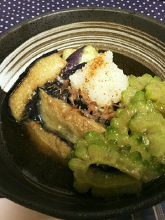 茄子とゴーヤの煮浸し-レシピのメイン写真