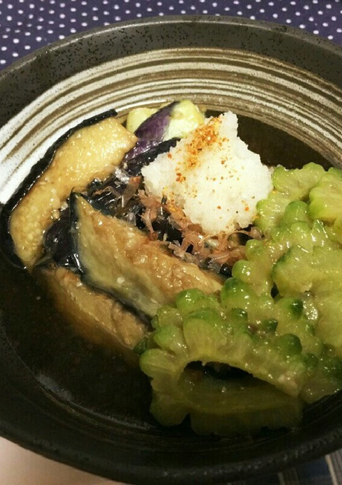 茄子とゴーヤの煮浸し-レシピのメイン写真