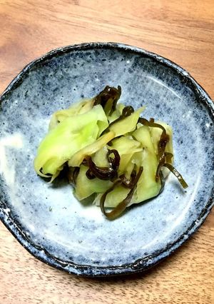 青パパイヤと塩昆布の浅漬け-レシピのメイン写真