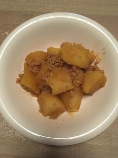 ほっこり美味しいじゃがいもと挽肉の煮物-レシピのメイン写真