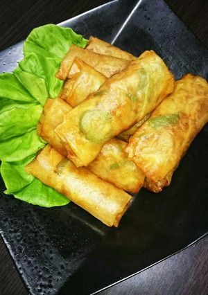 青椒肉絲春巻き~(*^ー^)ノ♪-レシピのメイン写真