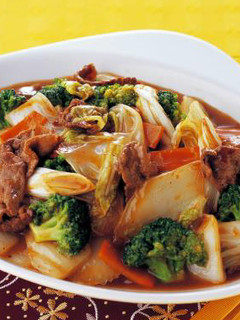 牛肉と白菜のオイスターソース炒め-レシピのメイン写真