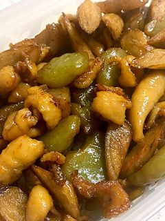 【作り置き】鶏皮 ごぼう 蒟蒻の甘辛煮-レシピのメイン写真