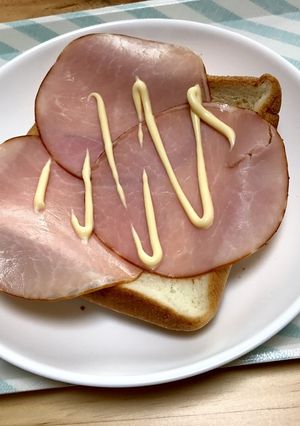 簡単ハムトースト-レシピのメイン写真