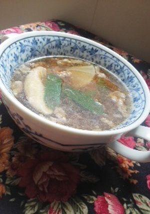 牛コマと野菜のコンソメスープ-レシピのメイン写真